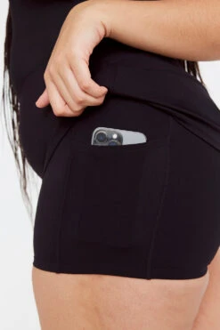 Tala SKINLUXE SKORT - SHADOW BLACK -Sportswear Store SKINLUX 23 BLACK VEST SKORT 1472