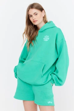 Tala GOING PLACES OVERSIZED CLUB HOODIE - ALOE GREEN -Sportswear Store SKINLUX 26 GREEN HOODIE SHORTS 1855