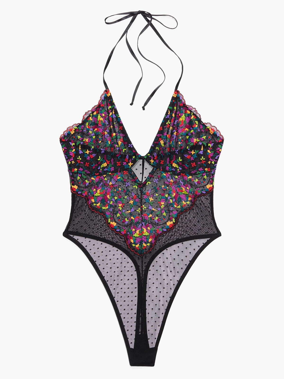 Steamy Floral Lace Teddy 2 Steamy Floral Lace Teddy - Image 2