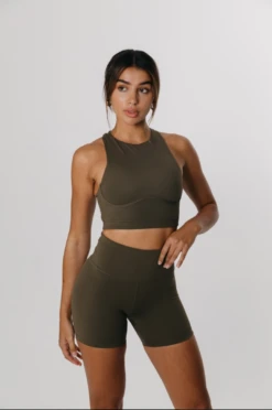 Tala SKINLUXE HIGH NECK BRA - KHAKI