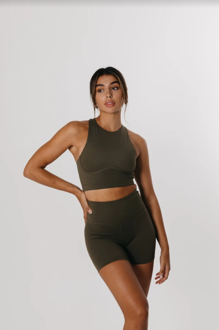 Tala SKINLUXE HIGH NECK BRA - KHAKI 2 Tala SKINLUXE HIGH NECK BRA - KHAKI - Image 2