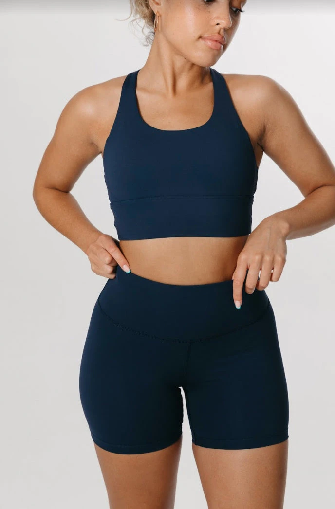 Tala SKINLUXE HIGH WAISTED CYCLING SHORTS - NAVY 1 Tala SKINLUXE HIGH WAISTED CYCLING SHORTS - NAVY