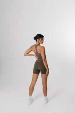 Tala SKINLUXE BUILT-IN SUPPORT RACERBACK VEST - KHAKI -Sportswear Store Screenshot2021 11 05at17.02.45