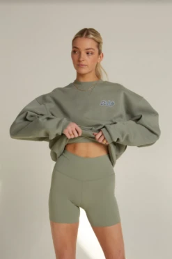 Tala DAYFLEX HIGH WAISTED CYCLING SHORTS - SAGE GREEN