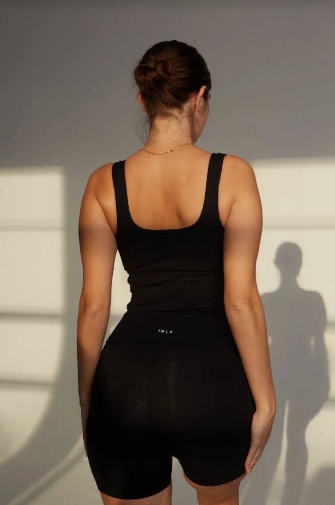 Tala DAYFLEX HIGH WAISTED CYCLING SHORTS - SHADOW BLACK 2 Tala DAYFLEX HIGH WAISTED CYCLING SHORTS - SHADOW BLACK - Image 2