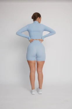 Tala DAYFLEX MOCK NECK CROP LONG SLEEVE TOP - ICE BLUE -Sportswear Store Screenshot2022 03 02at10.46.20