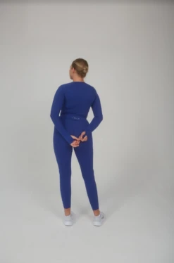 Tala SKINLUXE CUT OUT LONG SLEEVE TOP - COBALT BLUE -Sportswear Store Screenshot2022 03 22at10.03.45