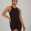 Tala SKINLUXE BUILT-IN SUPPORT HIGH NECK VEST - SHADOW BLACK