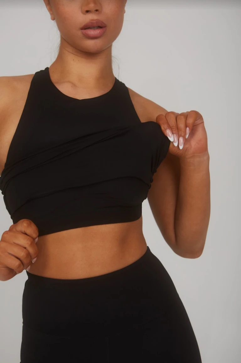 Tala SKINLUXE BUILT-IN SUPPORT HIGH NECK VEST - SHADOW BLACK 3 Tala SKINLUXE BUILT-IN SUPPORT HIGH NECK VEST - SHADOW BLACK - Image 3