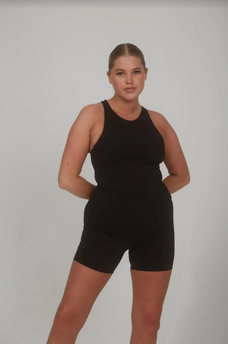 Tala SKINLUXE BUILT-IN SUPPORT HIGH NECK VEST - SHADOW BLACK 6 Tala SKINLUXE BUILT-IN SUPPORT HIGH NECK VEST - SHADOW BLACK - Image 6
