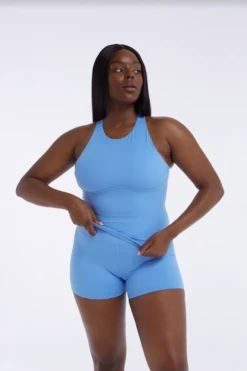 Tala SKINLUXE HIGH WAISTED TRAINING SHORTS - PROVENCE BLUE -Sportswear Store Screenshot2022 05 04at16.12.21