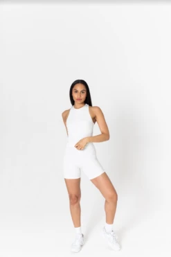 Tala 365 RACERBACK HIGH NECK VEST - COCONUT MILK -Sportswear Store Screenshot2022 05 24at15.46.21