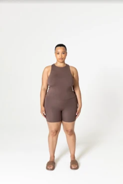 Tala 365 RACERBACK HIGH NECK VEST - MOCHA -Sportswear Store Screenshot2022 05 24at15.54.19