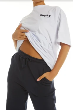 Tala SPORTS CLUB STRAIGHT LEG JOGGER - NAVY -Sportswear Store Screenshot2022 06 08at11.39.19