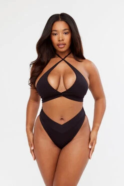 Tala MAUI WRAP DETAIL BIKINI BRIEF - BLACK -Sportswear Store Sh02 Tala Ecom black v bra wrap bottoms 2114 4d337156 79e8 42ae b154 2ff515078875