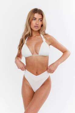 Tala MAUI WRAP DETAIL BIKINI BRIEF - WHITE