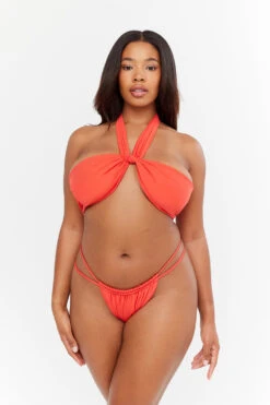 Tala ANTIBES MULTIWAY BANDEAU BIKINI TOP - CHILLI -Sportswear Store Sh15 Tala Ecom chilli bandue multi bottom 2872