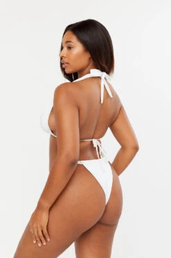 Tala SIENNA HIGH LEG RUCHED BIKINI BOTTOM - WHITE -Sportswear Store Sh23 Tala Ecom white multi top bottoms 3258 9a1a1f6d fe90 49eb 900c e161003e2a75