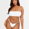 Tala ANTIBES MULTIWAY BANDEAU BIKINI TOP - WHITE