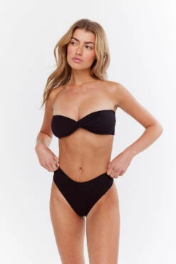 Tala ANTIBES MULTIWAY BANDEAU BIKINI TOP - BLACK