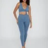 Tala DAYFLEX WRAP HIGH WAISTED LEGGING - MINERAL BLUE
