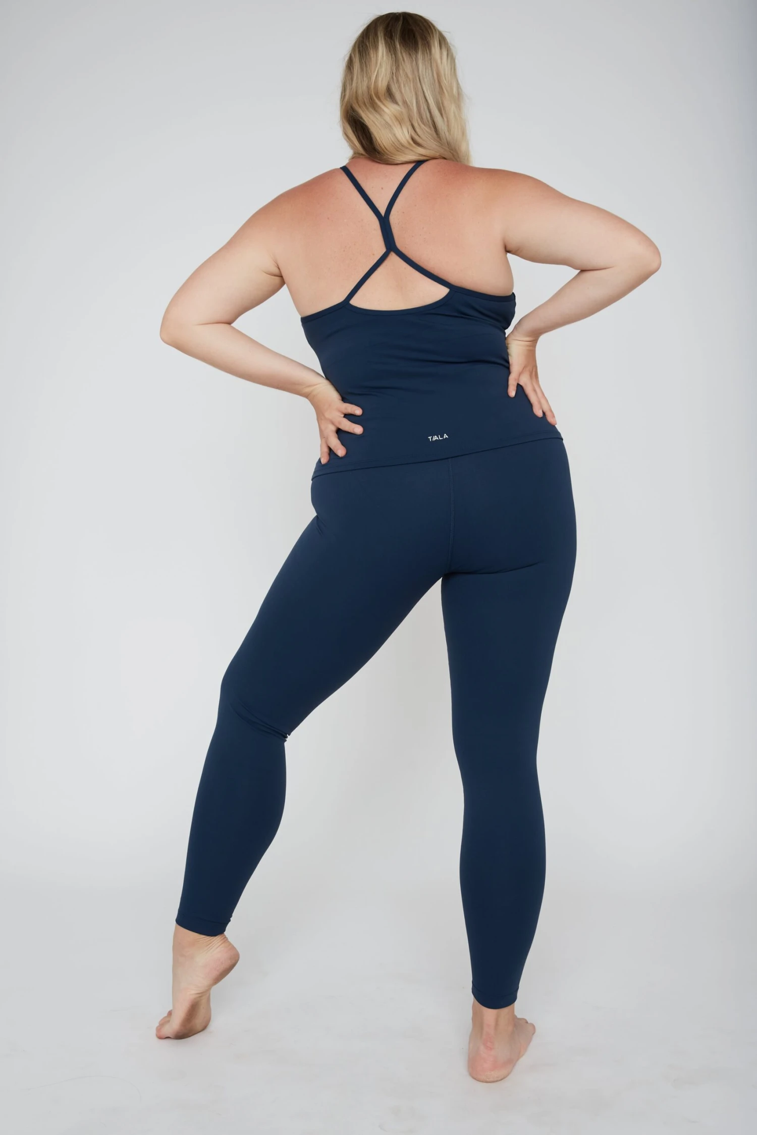 Tala DAYFLEX BUILT-IN SUPPORT HIGH NECK KEYHOLE VEST - SEA BLUE 3 Tala DAYFLEX BUILT-IN SUPPORT HIGH NECK KEYHOLE VEST - SEA BLUE - Image 3