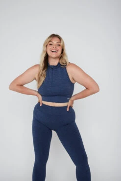 Tala SCULPT SEAMLESS ZAHARA SPORTS BRA - FRENCH NAVY MARL 8 Tala SCULPT SEAMLESS ZAHARA SPORTS BRA - FRENCH NAVY MARL -Sportswear Store TALA Dayone 37 012