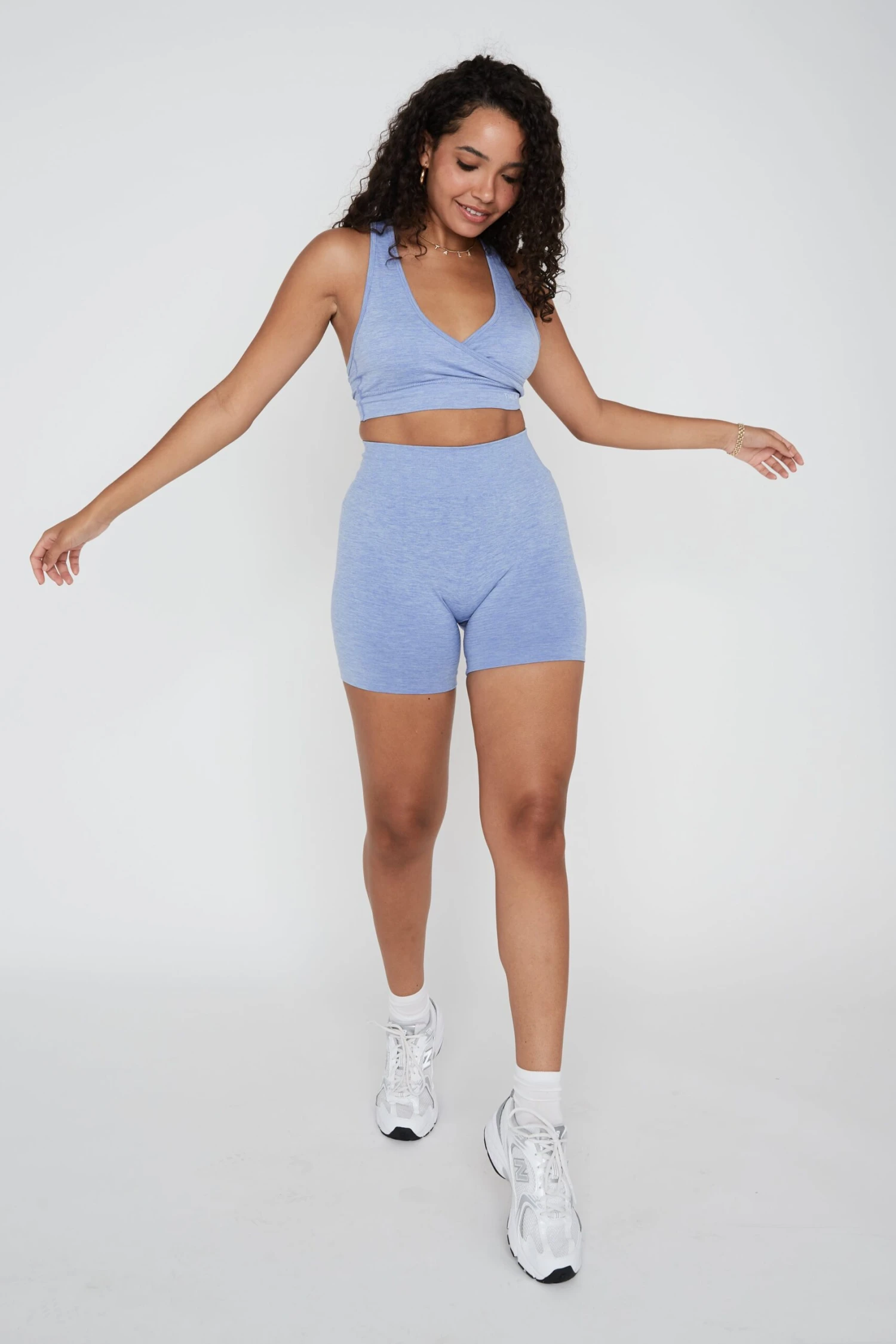 Tala SCULPT SEAMLESS SCRUNCH CYCLING SHORTS - VIOLET MARL 5 Tala SCULPT SEAMLESS SCRUNCH CYCLING SHORTS - VIOLET MARL - Image 5