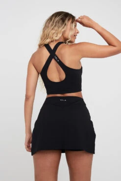 Tala SKINLUXE HIGH NECK CROSS BACK BRA - SHADOW BLACK -Sportswear Store TALASkinluxe Borgecom 07 045