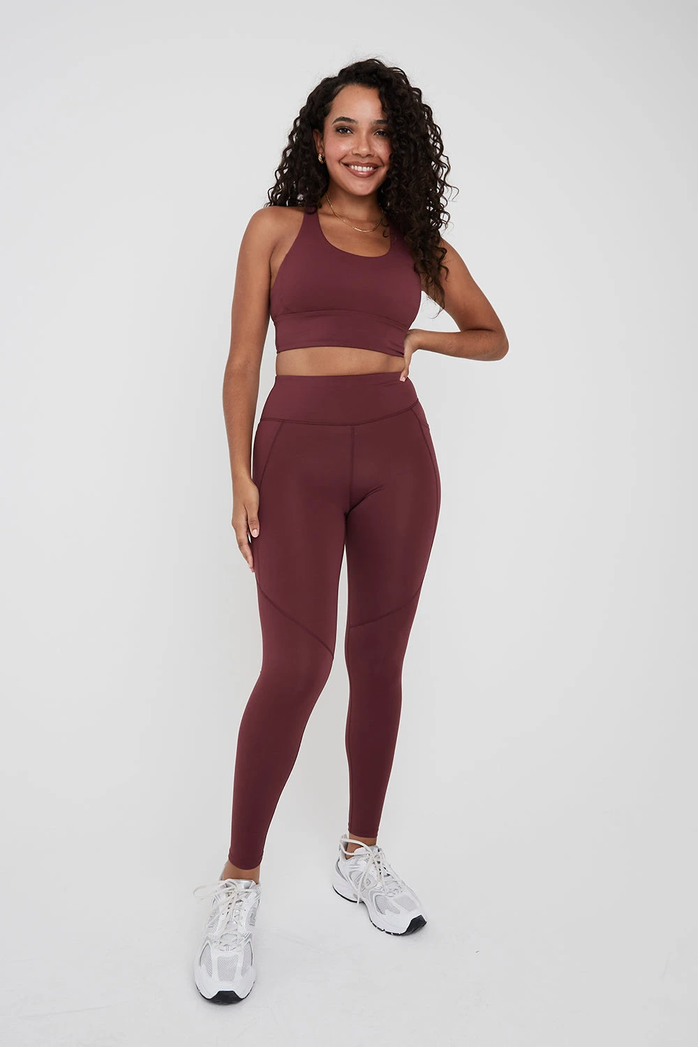 Tala SKINLUXE HIGH WAISTED SIDE POCKET LEGGING - DARK CHERRY 5 Tala SKINLUXE HIGH WAISTED SIDE POCKET LEGGING - DARK CHERRY - Image 5