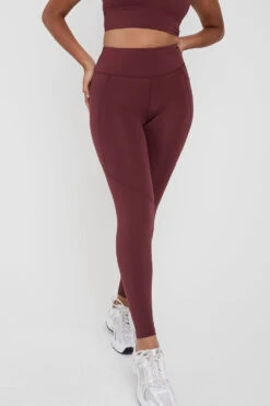 Tala SKINLUXE HIGH WAISTED SIDE POCKET LEGGING - DARK CHERRY 7 Tala SKINLUXE HIGH WAISTED SIDE POCKET LEGGING - DARK CHERRY -Sportswear Store TALASkinluxe Borgecom 26 019