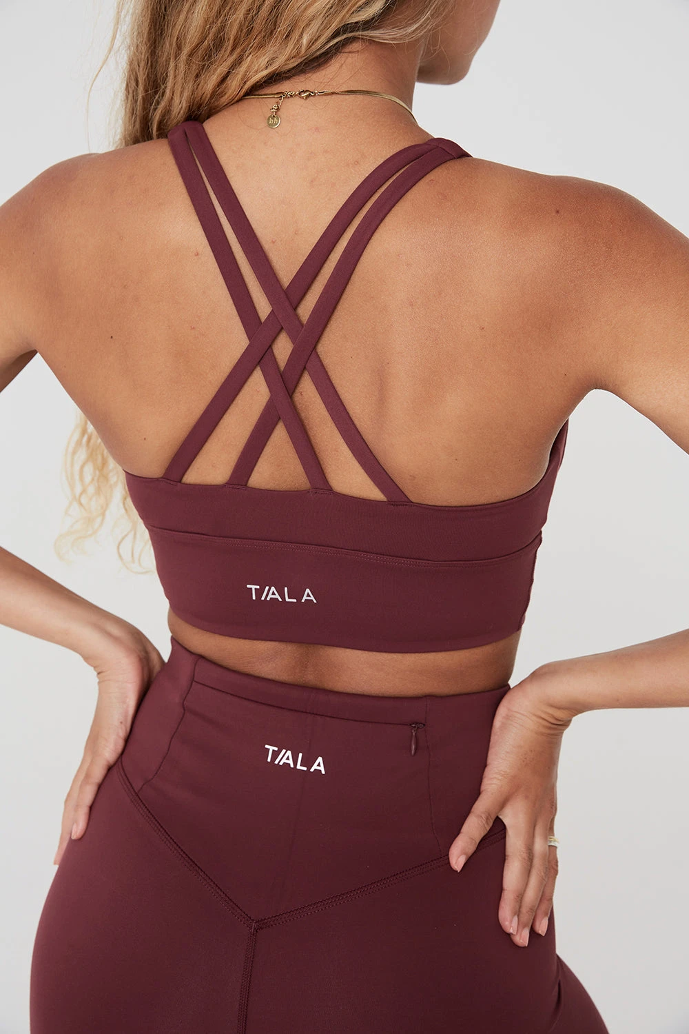 Tala SKINLUXE TANK SPORTS BRA - DARK CHERRY 5 Tala SKINLUXE TANK SPORTS BRA - DARK CHERRY - Image 5