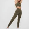 Tala SKINLUXE HIGH WAISTED SIDE POCKET LEGGING - KHAKI