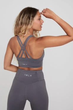 Tala SKINLUXE TANK SPORTS BRA - TORNADA GREY -Sportswear Store TALASkinluxe Borgecom 43 040