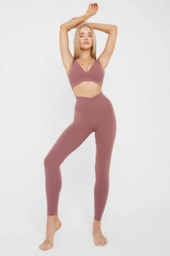 Tala DAYFLEX WRAP HIGH WAISTED LEGGING - DESERT ROSE