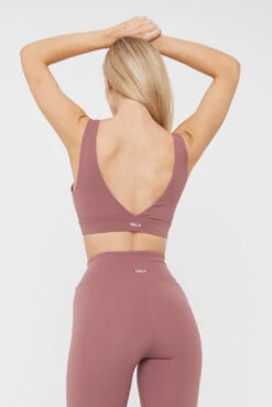 Tala DAYFLEX V NECK SPORTS BRA - DESERT ROSE 10 Tala DAYFLEX V NECK SPORTS BRA - DESERT ROSE -Sportswear Store TALA 04 078