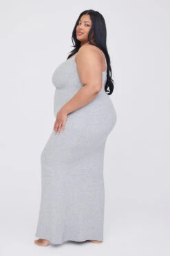Tala 365 SCULPTING LOUNGE CAMI MAXI DRESS - GREY MARL -Sportswear Store TALA 06 GREY DRESS 383