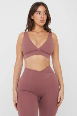 Tala DAYFLEX V NECK SPORTS BRA - DESERT ROSE 12 Tala DAYFLEX V NECK SPORTS BRA - DESERT ROSE -Sportswear Store TALA 19 006