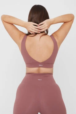 Tala DAYFLEX V NECK SPORTS BRA - DESERT ROSE 13 Tala DAYFLEX V NECK SPORTS BRA - DESERT ROSE -Sportswear Store TALA 19 024