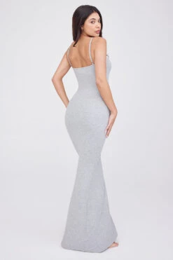 Tala 365 SCULPTING LOUNGE CAMI MAXI DRESS - GREY MARL -Sportswear Store TALA 19 GREY DRESS 1071
