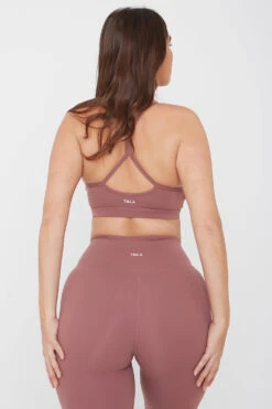 Tala DAYFLEX HIGH NECK KEYHOLE SPORTS BRA - DESERT ROSE -Sportswear Store TALA 21 040