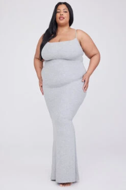 Tala 365 SCULPTING LOUNGE CAMI MAXI DRESS - GREY MARL
