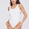 Tala 365 SCULPTING LOUNGE SCOOP BACK BODYSUIT - COCONUT MILK
