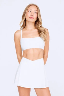 Tala DAYFLEX BANDEAU SPORTS BRA - WHITE