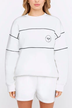 Tala COURT VOLLEY SWEATSHIRT - WHITE -Sportswear Store TALA COURT 08 831