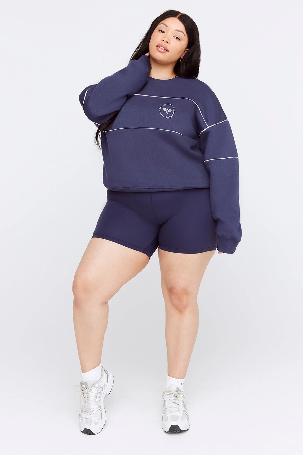Tala COURT VOLLEY SWEATSHIRT - NAVY 3 Tala COURT VOLLEY SWEATSHIRT - NAVY - Image 3