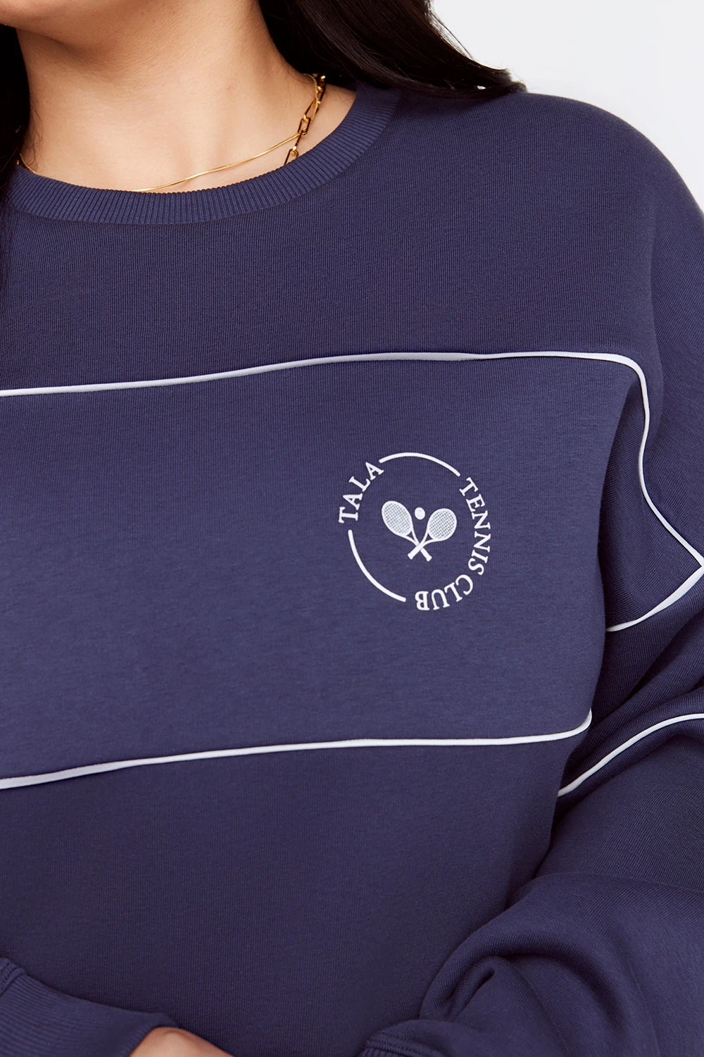 Tala COURT VOLLEY SWEATSHIRT - NAVY 2 Tala COURT VOLLEY SWEATSHIRT - NAVY - Image 2