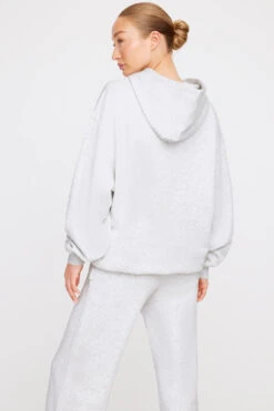 Tala VOLLEY CLUB OVERSIZED HOODIE WITH BORG LOGO - GREY MARL 7 Tala VOLLEY CLUB OVERSIZED HOODIE WITH BORG LOGO - GREY MARL -Sportswear Store TALA GREY 14 CROPPED ZIP WIDE LEG JOGGER 292