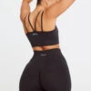 Tala SCULPT SEAMLESS STRAPPY SPORTS BRA- BLACK MARL