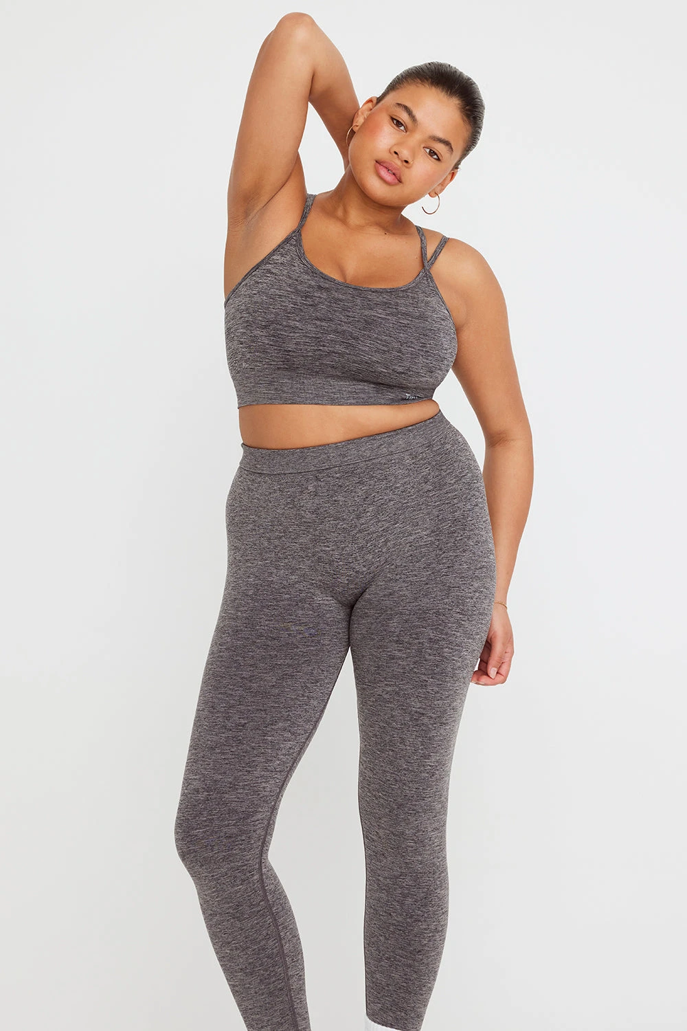 Tala SCULPT SEAMLESS SCRUNCH LEGGING - CHARCOAL MARL 3 Tala SCULPT SEAMLESS SCRUNCH LEGGING - CHARCOAL MARL - Image 3